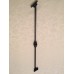 1 x Wrought Iron Metal Collar Baluster Balustrade Stair Spindle 1m long x 12mm Plain Bars